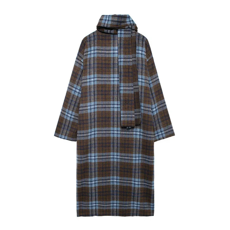 Eleanor | Timeless Plaid Wool Coat