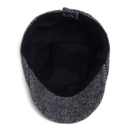 Herringbone Wool Cap