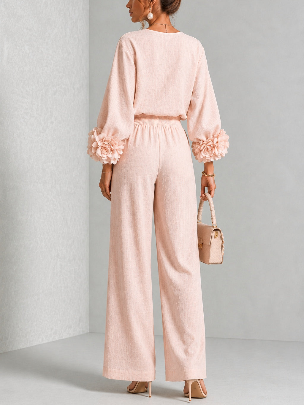 ROSALIE | FLORAL CUFF TWO-PIECE SET.
