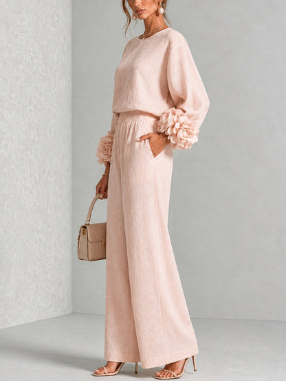 ROSALIE | FLORAL CUFF TWO-PIECE SET.
