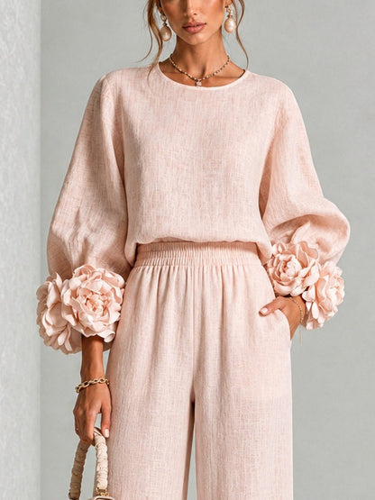 ROSALIE™ FLORAL CUFF TWO-PIECE SET