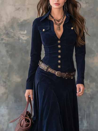 Elowen™ | Vintage Midi Dress