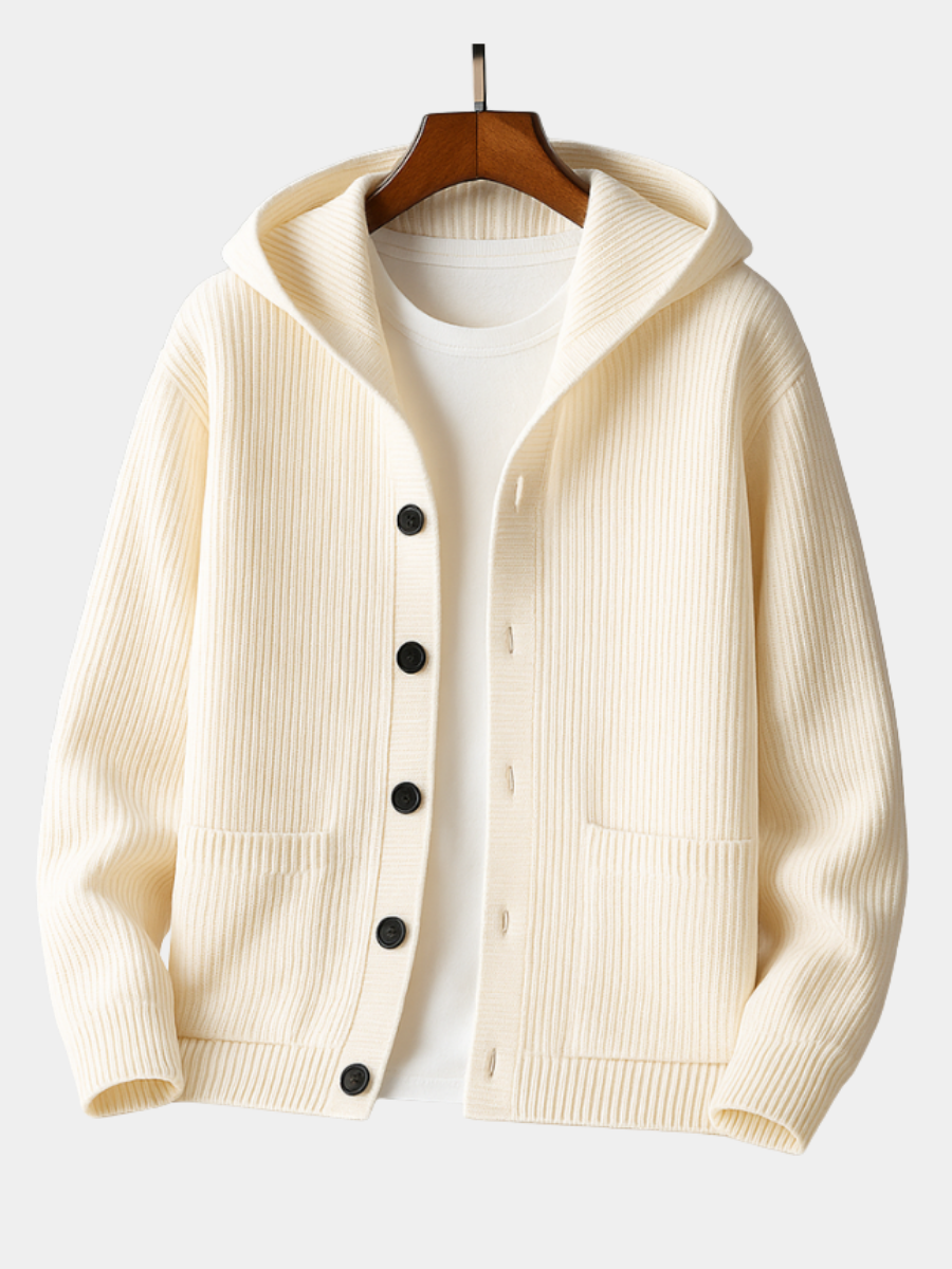 Weston™ – Premium Knit Hooded Cardigan