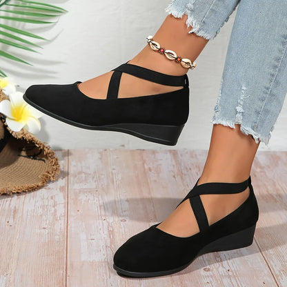 Delphine™ | Comfort Wedge Ballet Flats