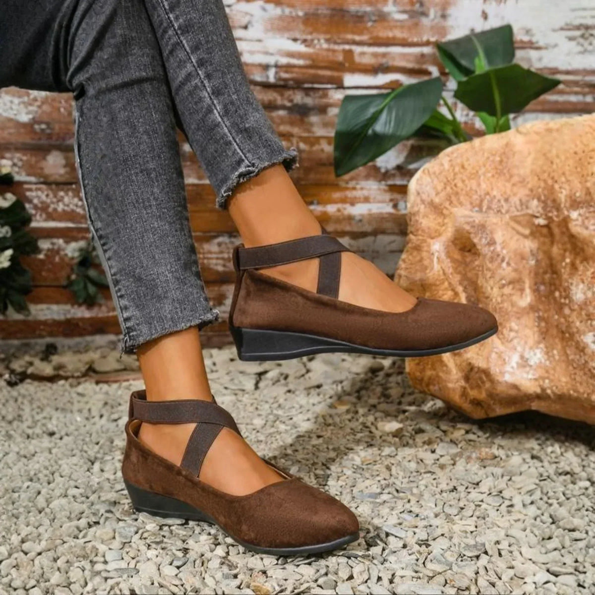 Isadora | Comfort Wedge Ballet Flats