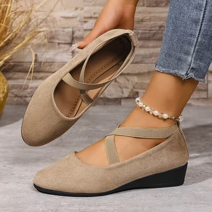 Delphine™ | Comfort Wedge Ballet Flats