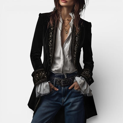 Eliza™ | Elegant Velvet Jacket