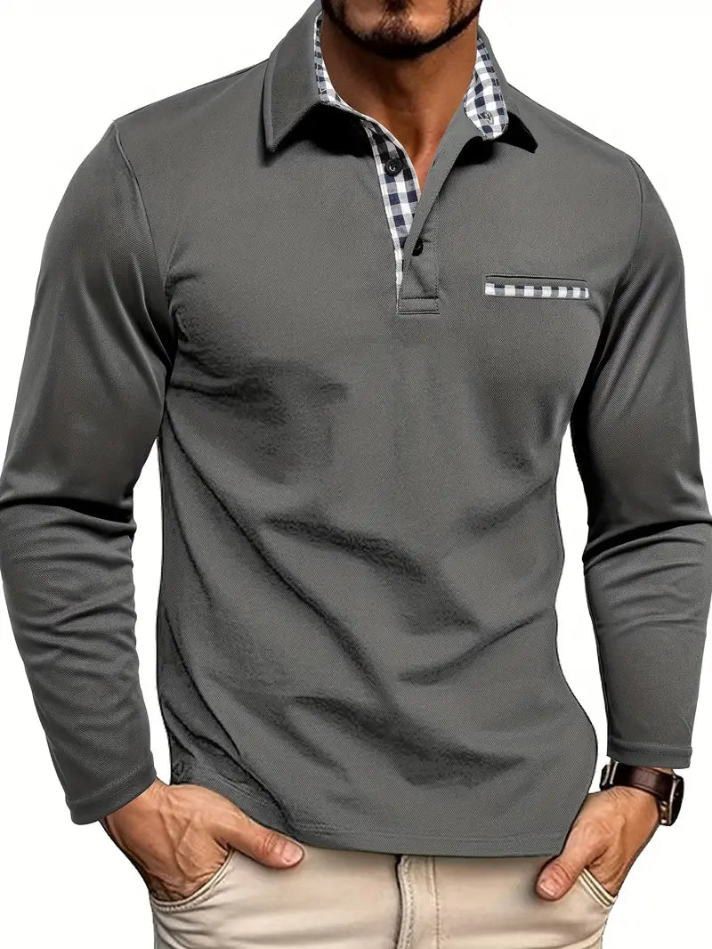 Henri | Long Sleeve Polo Shirt