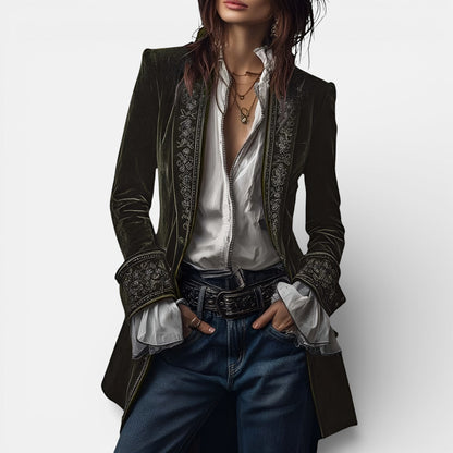 Eliza™ | Elegant Velvet Jacket