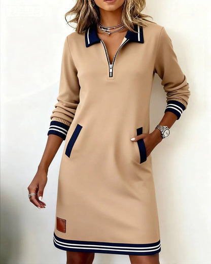 Marisol | Everyday Cotton Zip Dress
