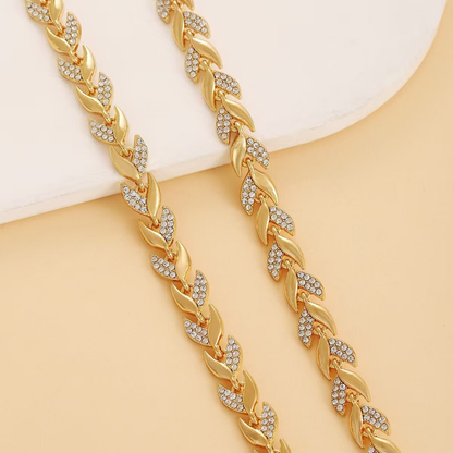 Claudine™ Fish Tail Necklace & Bracelet Set