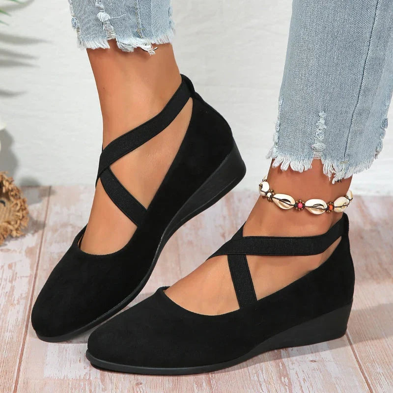 Isadora | Comfort Wedge Ballet Flats