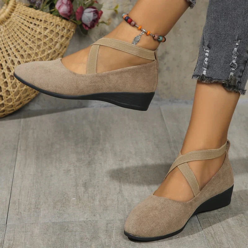 Isadora | Comfort Wedge Ballet Flats