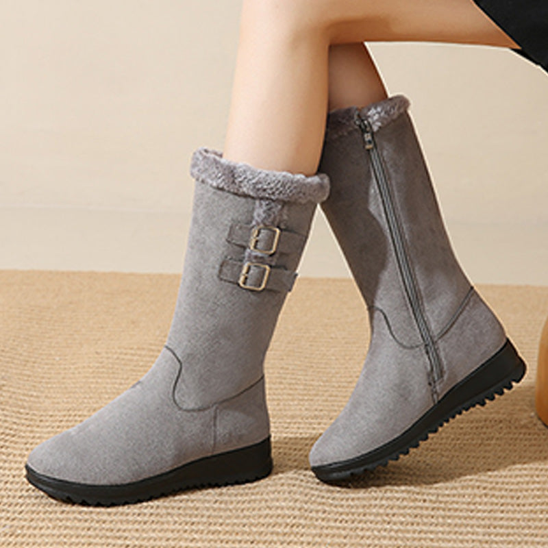 Ela | Warm Lined Mid-Calf Winter Boots