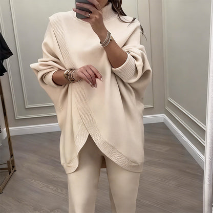 Serena Luxe Asymmetrical Knit Set