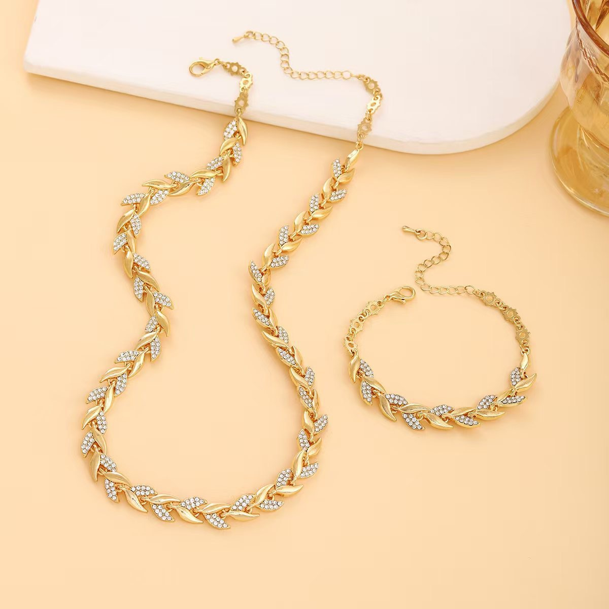 Claudine™ Fish Tail Necklace & Bracelet Set