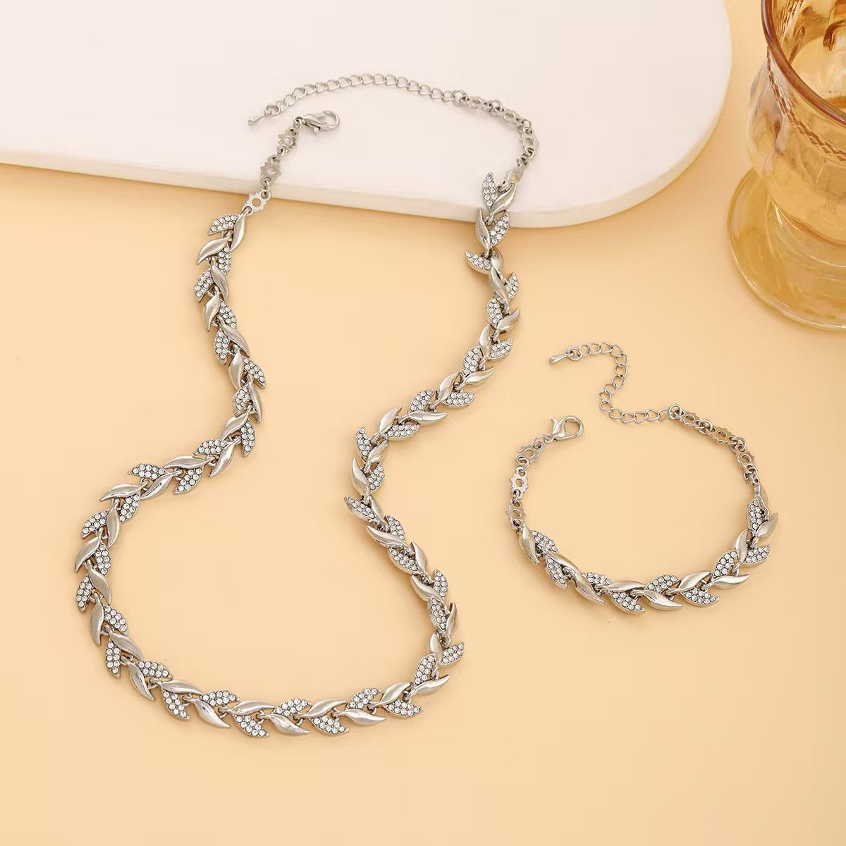 Claudine™ Fish Tail Necklace & Bracelet Set
